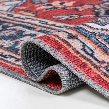 Cirali Ornate Large Medallion Washable Area Rug